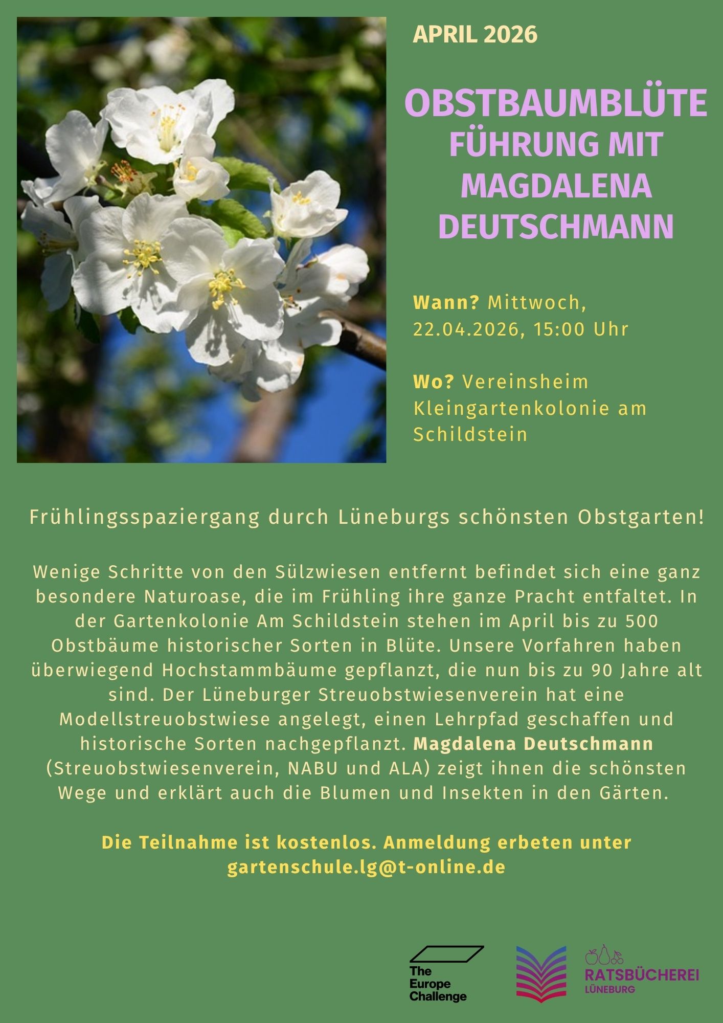 {#Community Fruits - Obstbaumbl&uuml;te - F&uuml;hrung mit Frau Deutschmann}