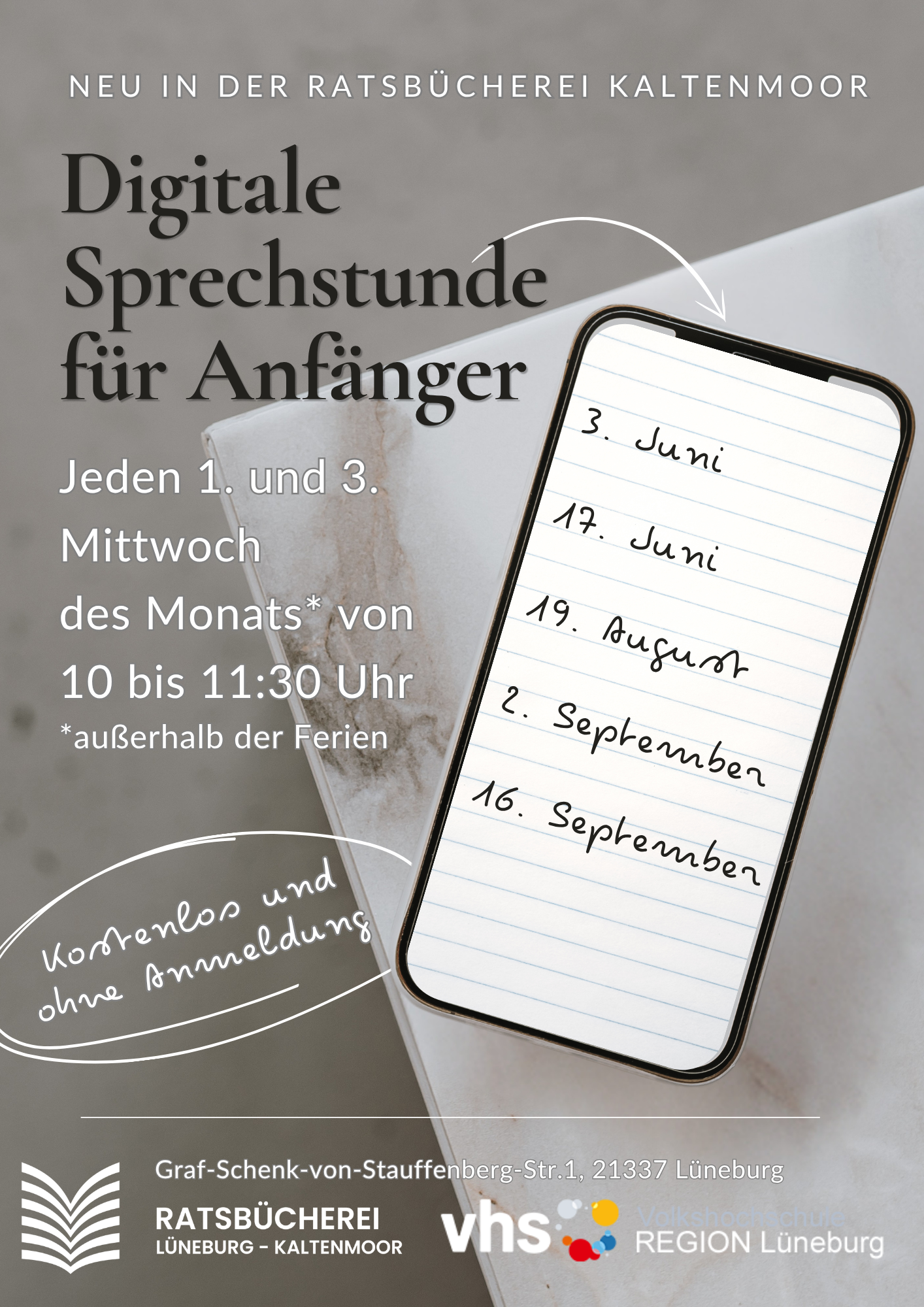 {#Digitale Sprechstunde f&uuml;r Anf&auml;nger (Flyer (A4))}