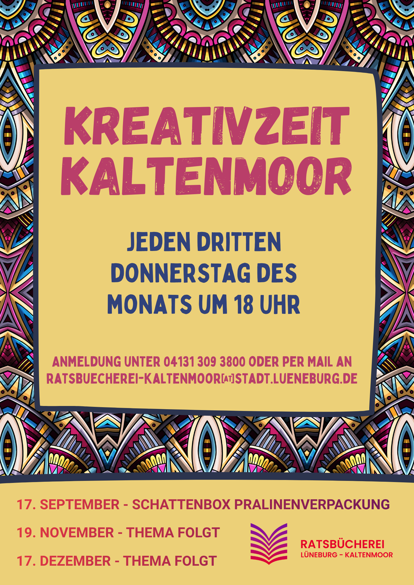 {#Kreativzeit_Plakat Sep-Dez}