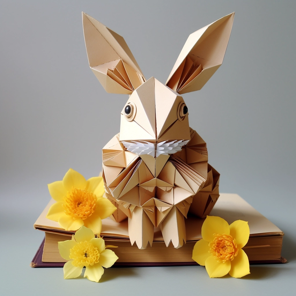 {#Osterhase 3d origami}