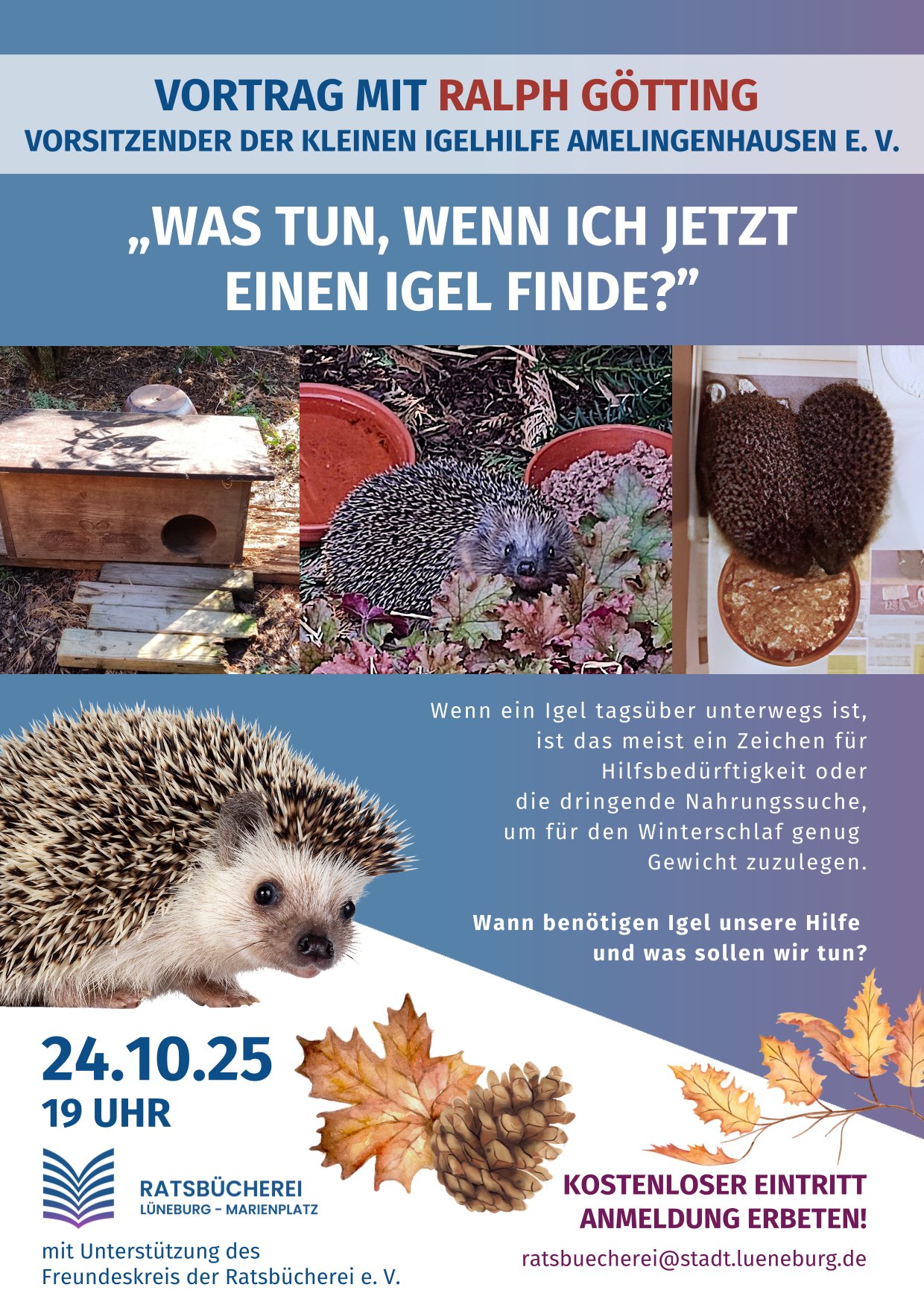 {#Plakat Igelvortrag-1}