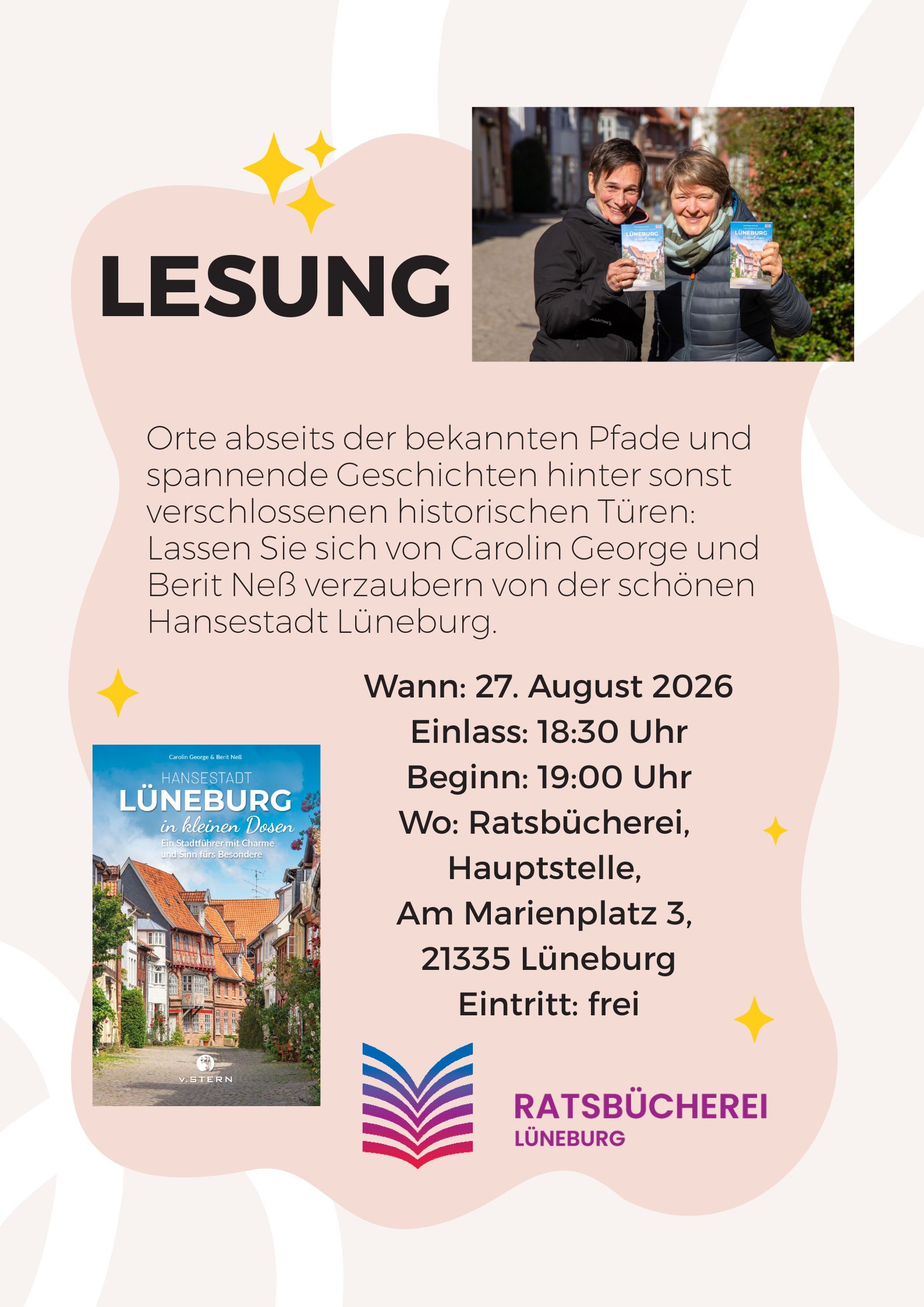 {#Plakat Lesung George Ne&szlig;}